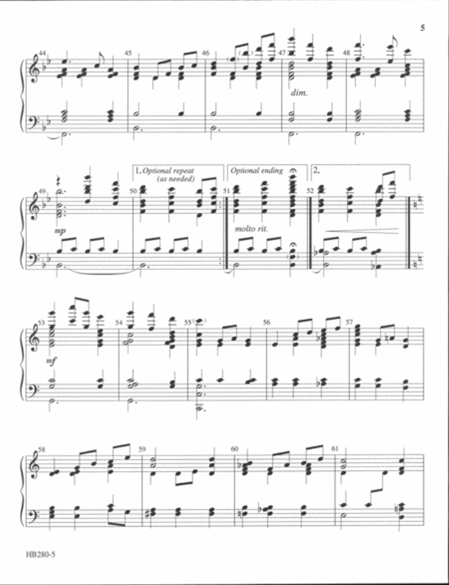 Silent Night! Holy Night! 3-5 octaves 5-Octaves scores gallery preview page 5
