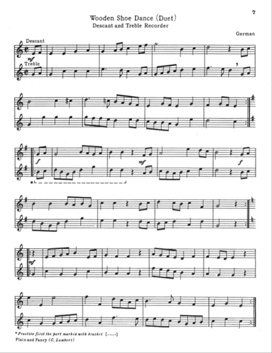 Plain and Fancy Recorder scores gallery preview page 2