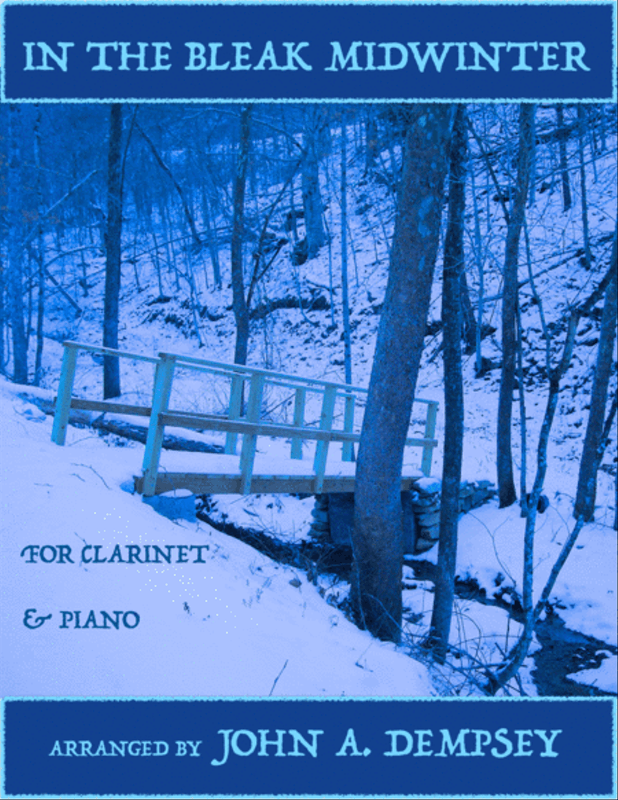 In the Bleak Midwinter (Clarinet and Piano) Clarinet Solo scores gallery preview page 1