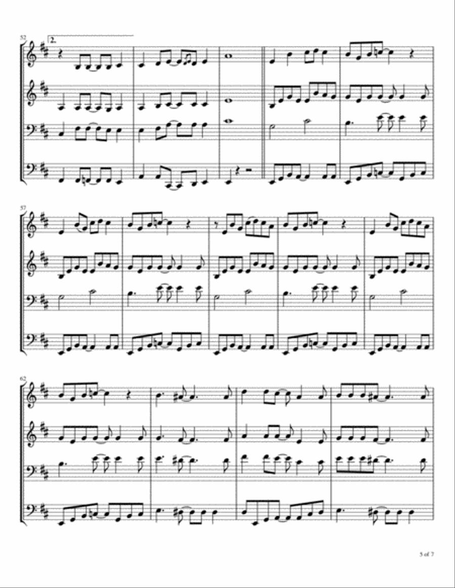 Incense And Peppermints Brass Ensemble scores gallery preview page 6