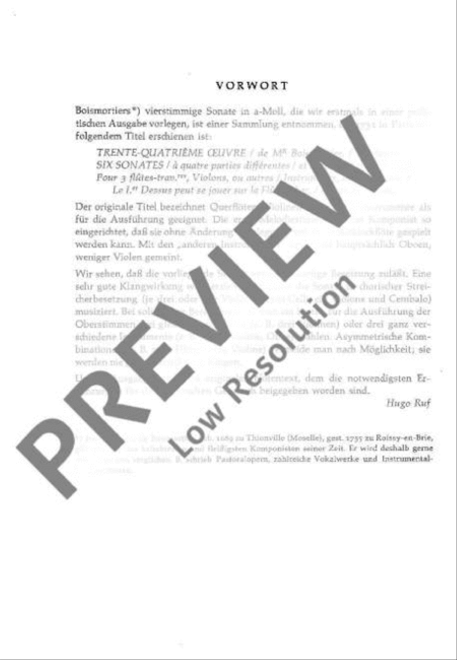 Sonata A minor Sonata A minor String Orchestra scores gallery preview page 4