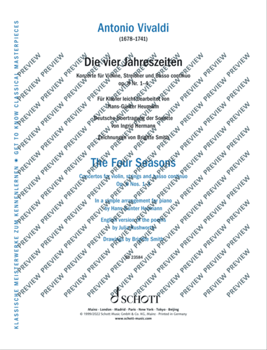 The Four Seasons Violin scores gallery preview page 2