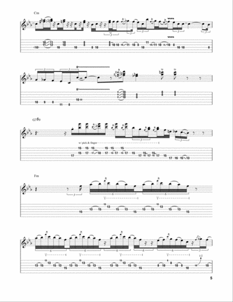 Tin Pan Alley Tin Pan Alley Electric Guitar scores gallery preview page 5