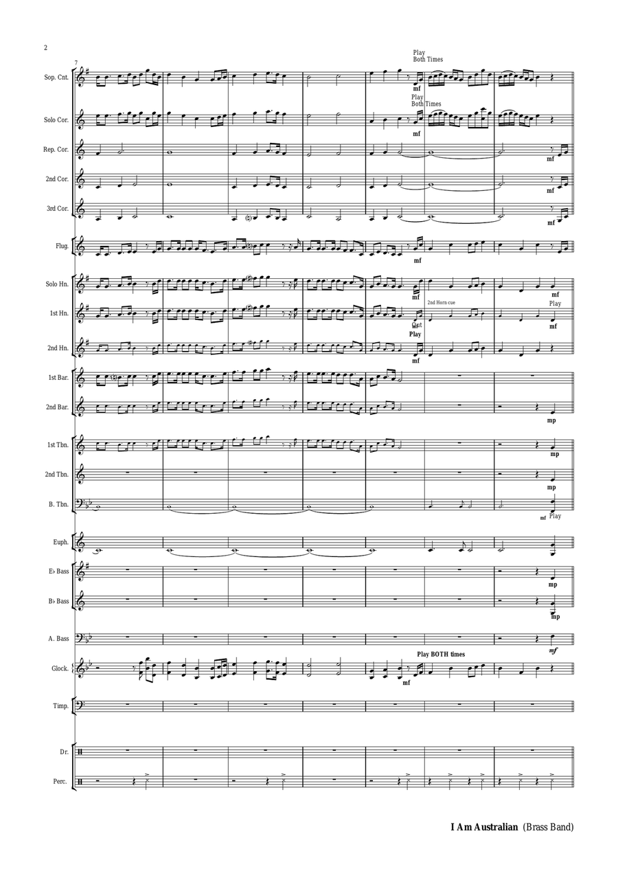 I Am Australian Brass Ensemble scores gallery preview page 3