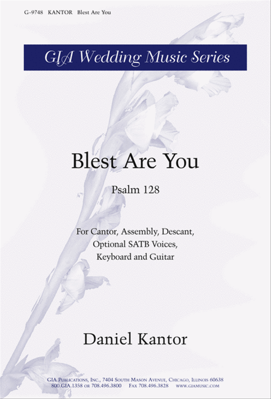 Blest Are You 4-Part scores gallery preview page 1