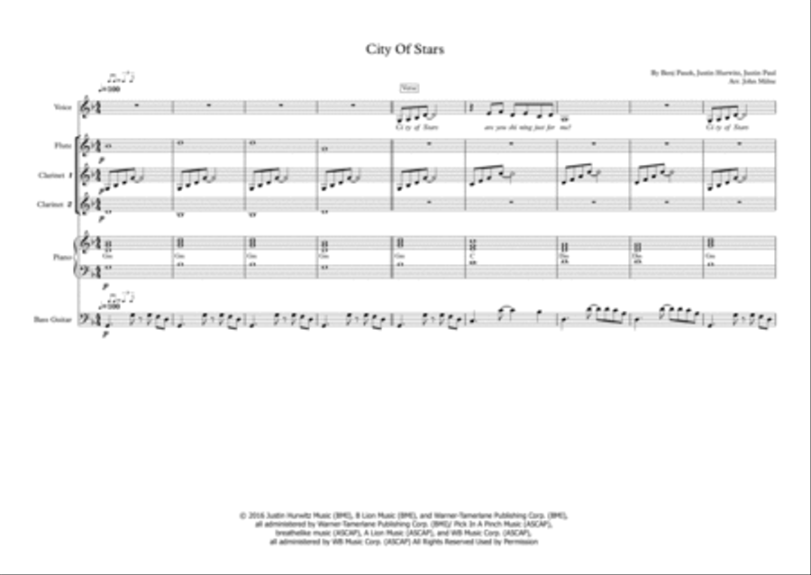 City Of Stars Small Ensemble scores gallery preview page 2