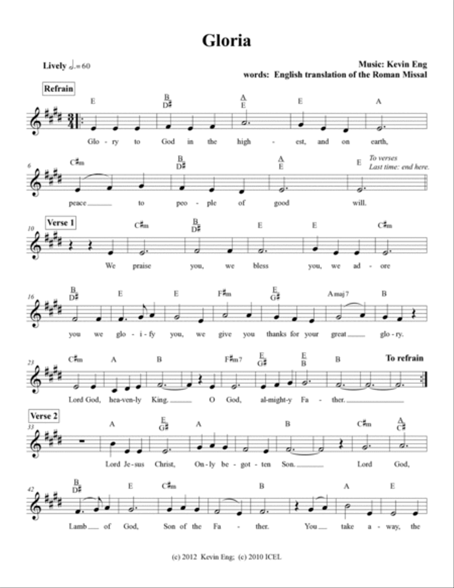 Mass of Saint Mark Mass of Saint Mark Piano scores gallery preview page 3