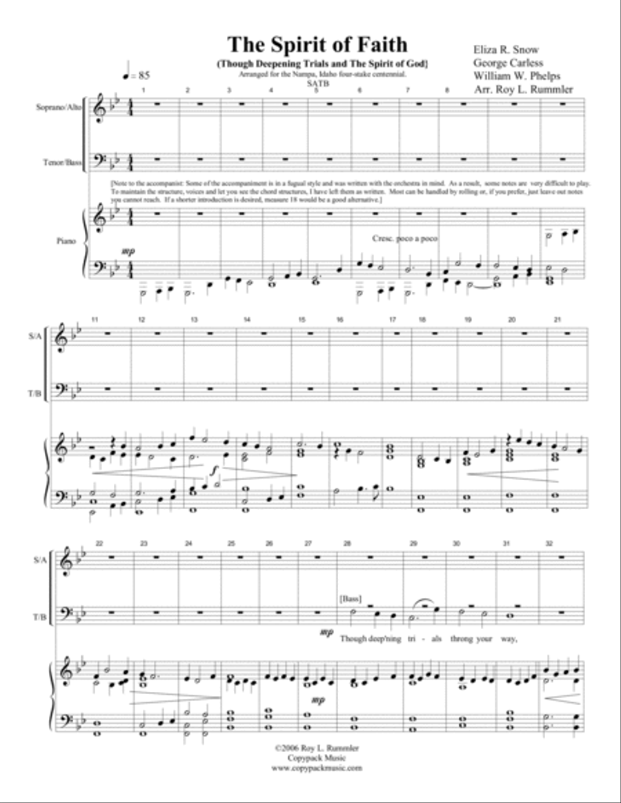 The Spirit of Faith Choir scores gallery preview page 2