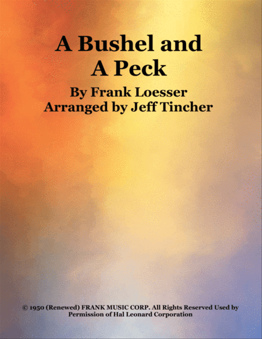 A Bushel And A Peck Voice scores gallery preview page 1