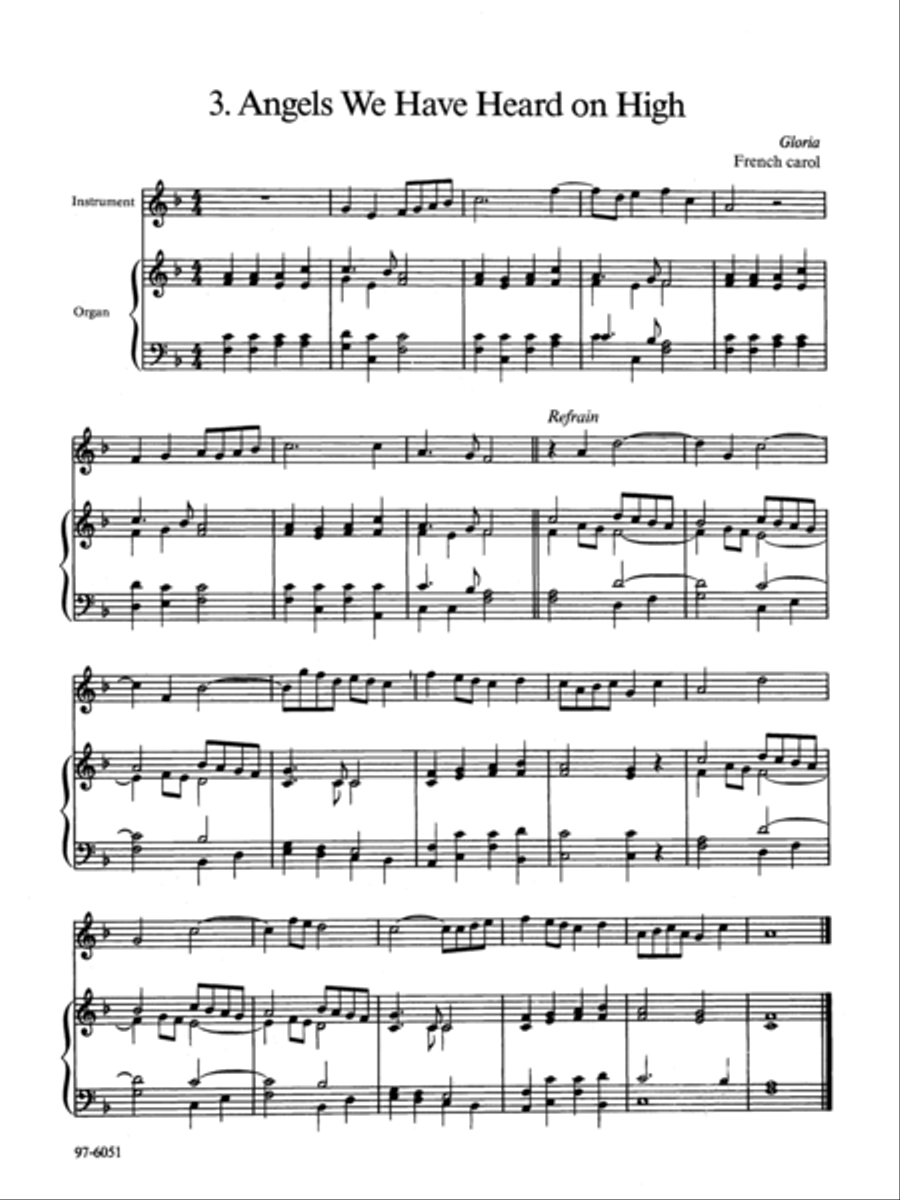Hymn Descants, Set I (Advent & Christmas) Organ scores gallery preview page 5