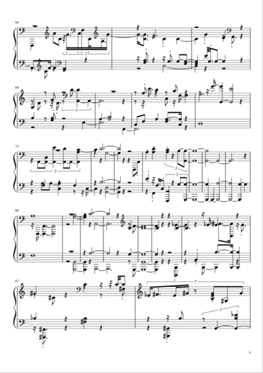 DESTINATION DESTINATION Piano Solo scores gallery preview page 5