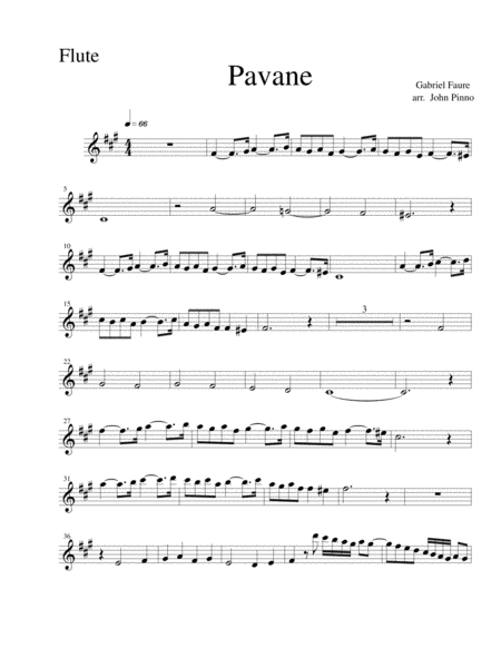 Faure: Pavane for flute, violin, and classical guitar