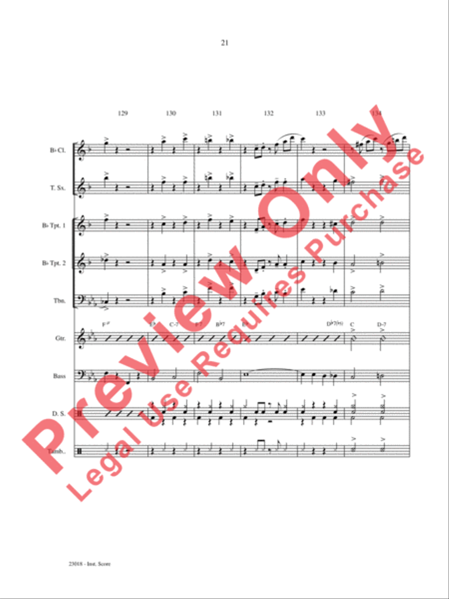 Swing Low, Sing Low Choir scores gallery preview page 22