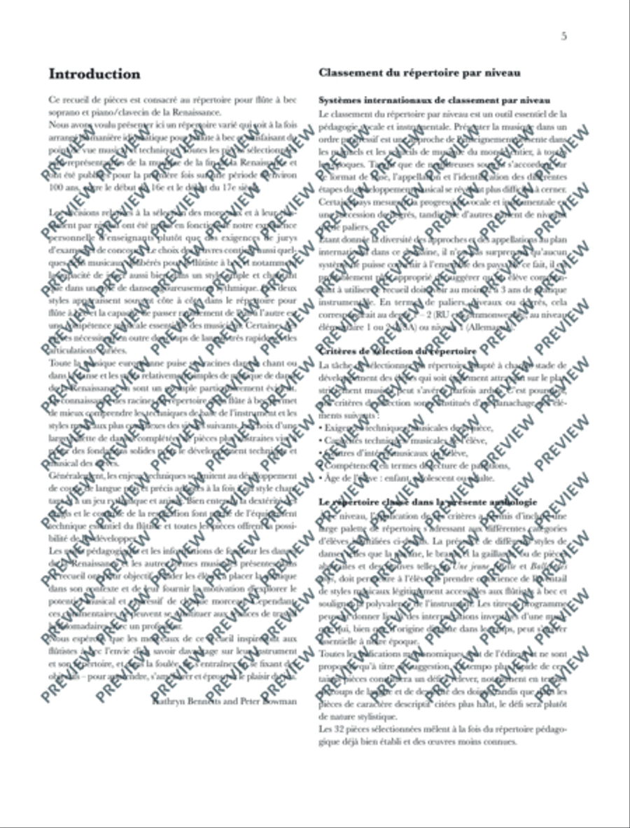 Renaissance Recorder Anthology 1 Soprano Recorder scores gallery preview page 6