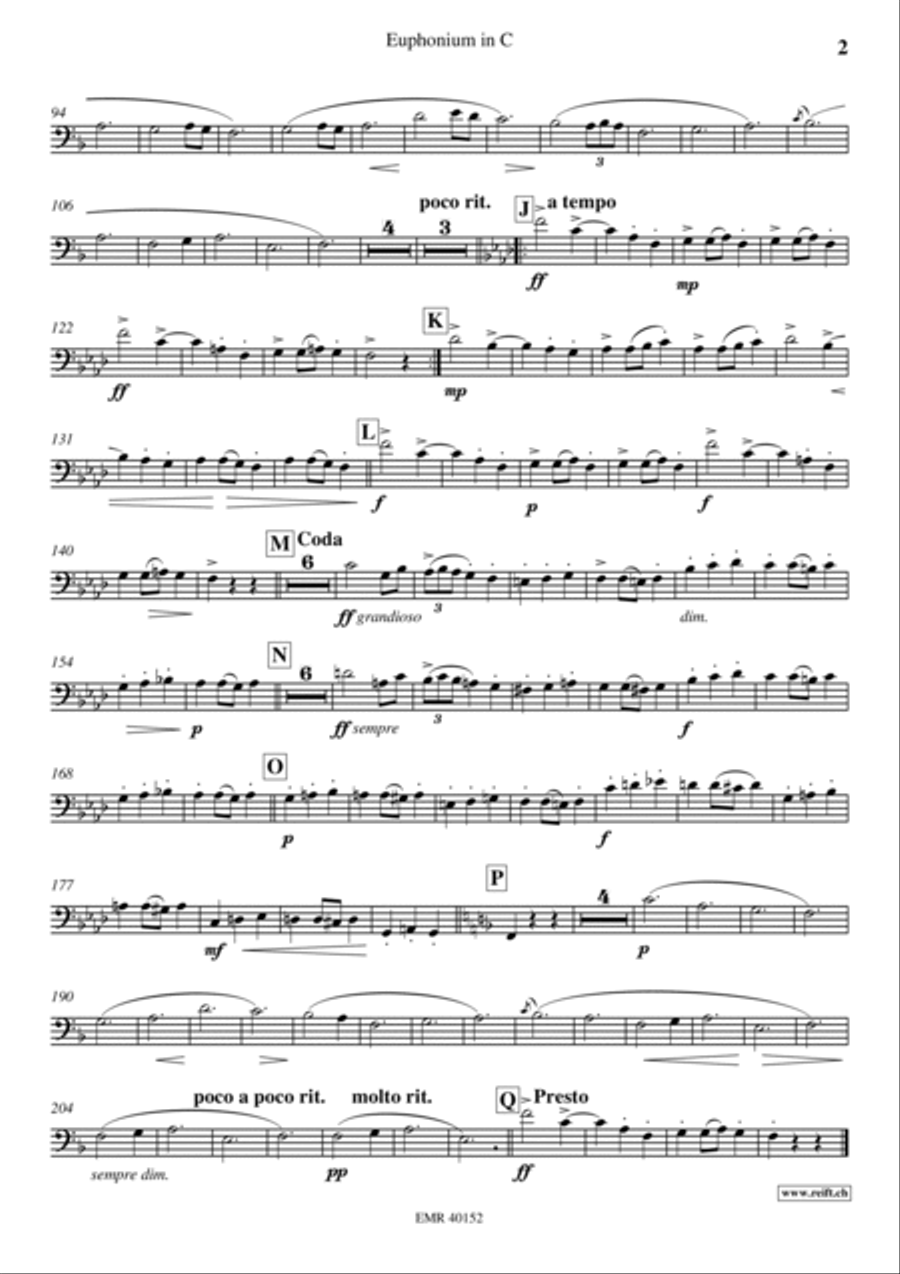 Slavonic Dance No. 8 Slavonic Dance No. 8 Euphonium scores gallery preview page 5