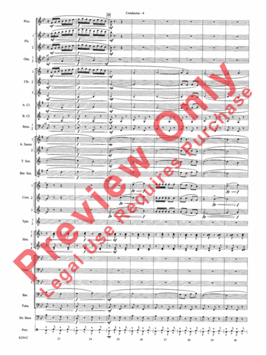 Bugler's Holiday Bugler's Holiday Concert Band scores gallery preview page 7
