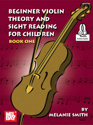 Book cover for Beginner Violin Theory and Sight Reading for Children, Book One