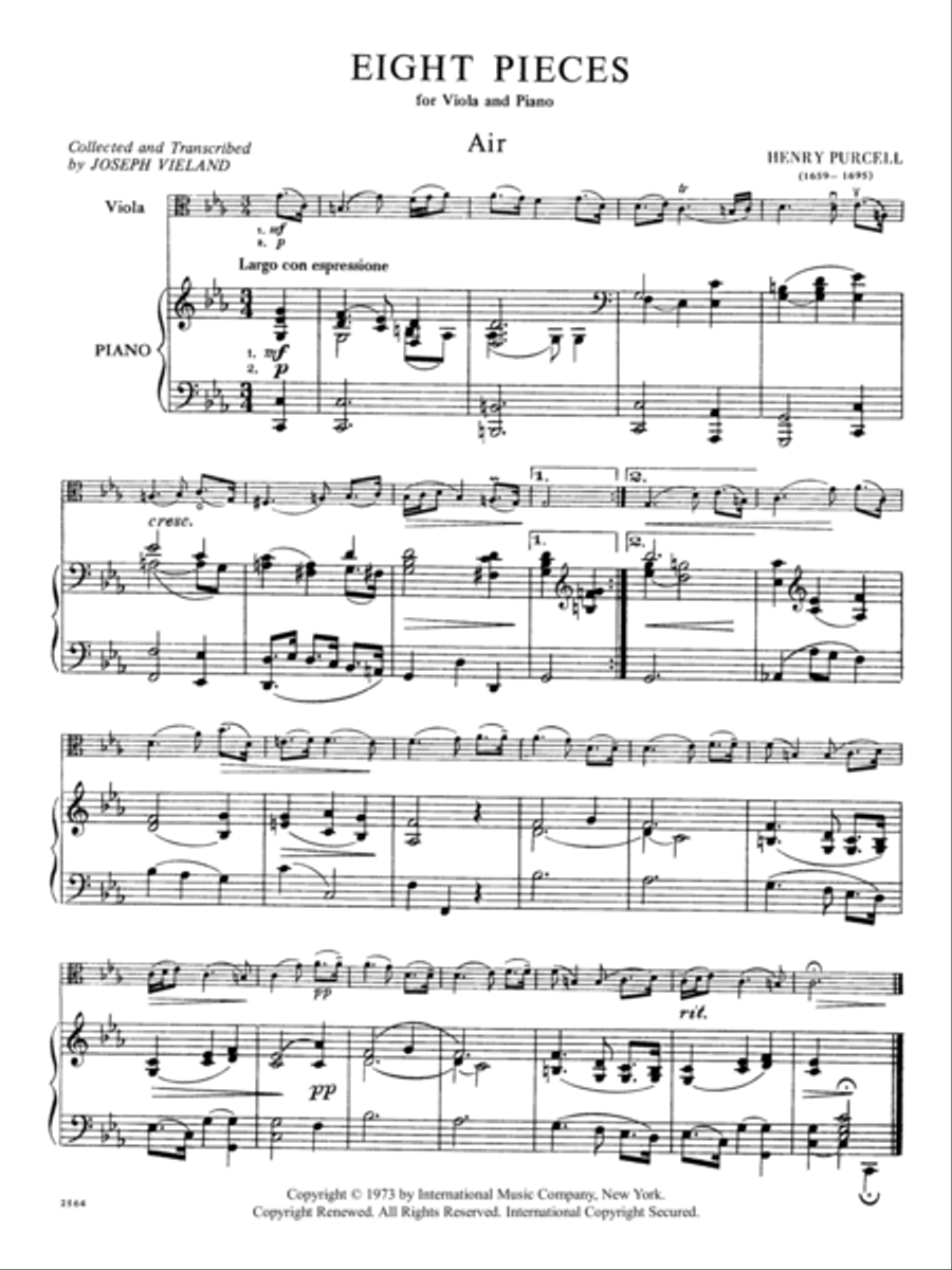 Suite Of Airs And Dances Piano Accompaniment scores gallery preview page 2