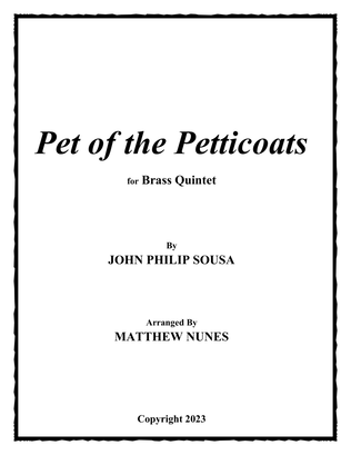 Book cover for Pet of the Petticoats