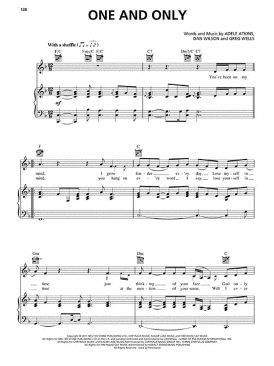 Modern Love Songs Piano, Vocal, Guitar scores gallery preview page 4