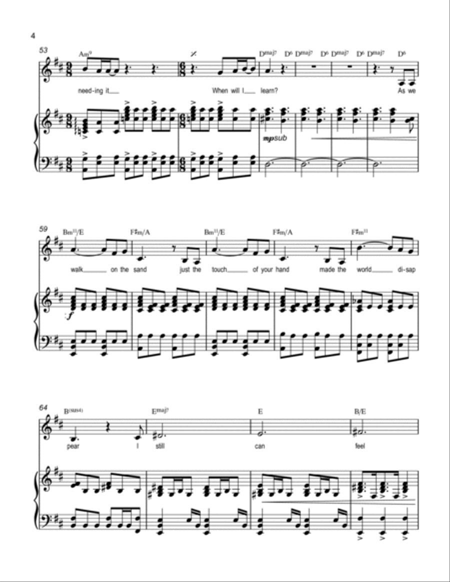 What Am I Doing Here? Voice scores gallery preview page 4