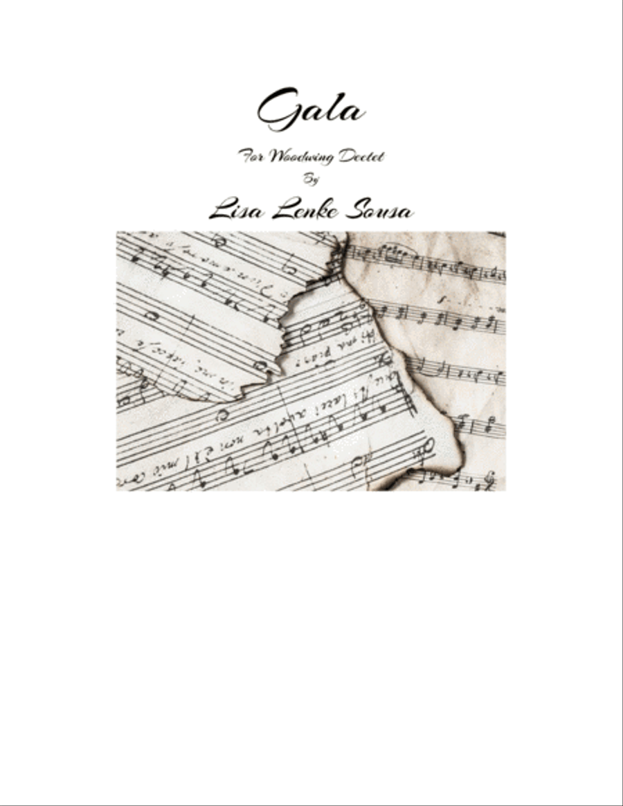 Gala for Woodwind Dectet Woodwind Quintet scores gallery preview page 1