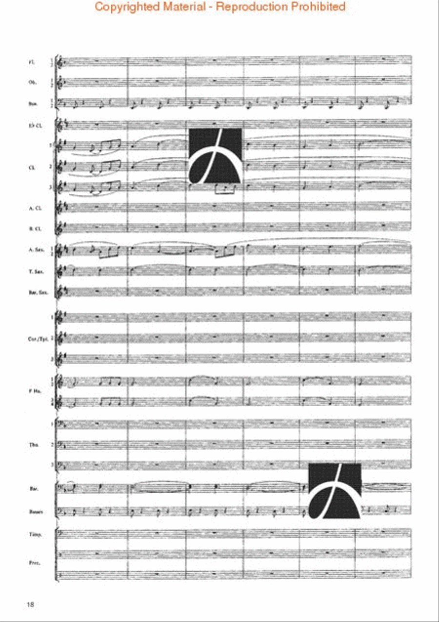 La Storia Concert Band scores gallery preview page 14