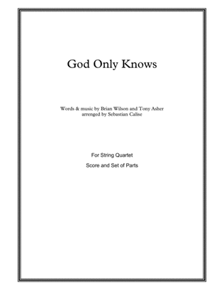 Book cover for God Only Knows