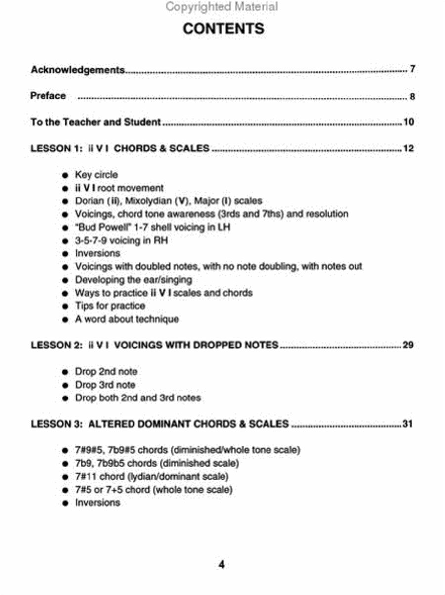 Stylistic II/V7/I Voicings For Keyboardists Organ scores gallery preview page 2