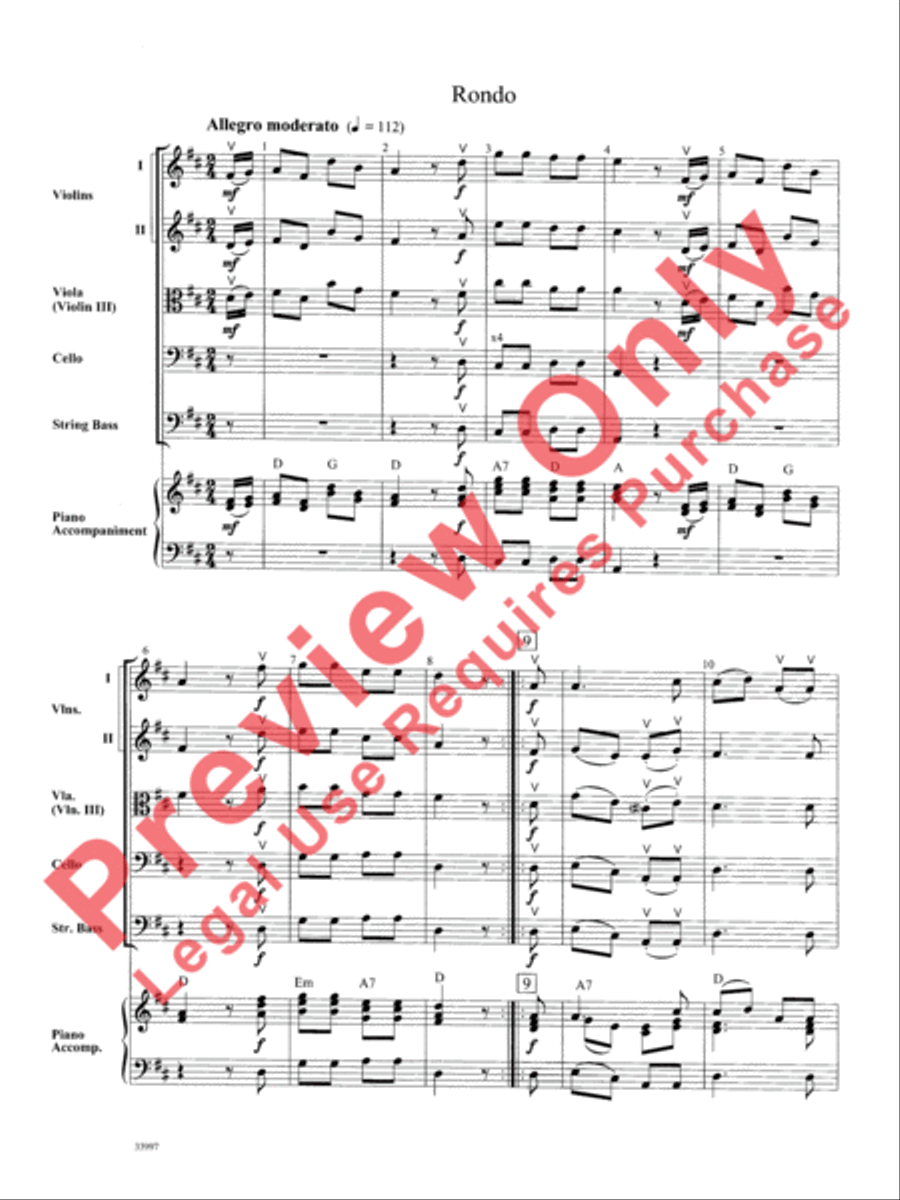 Mozart Classics String Orchestra scores gallery preview page 6