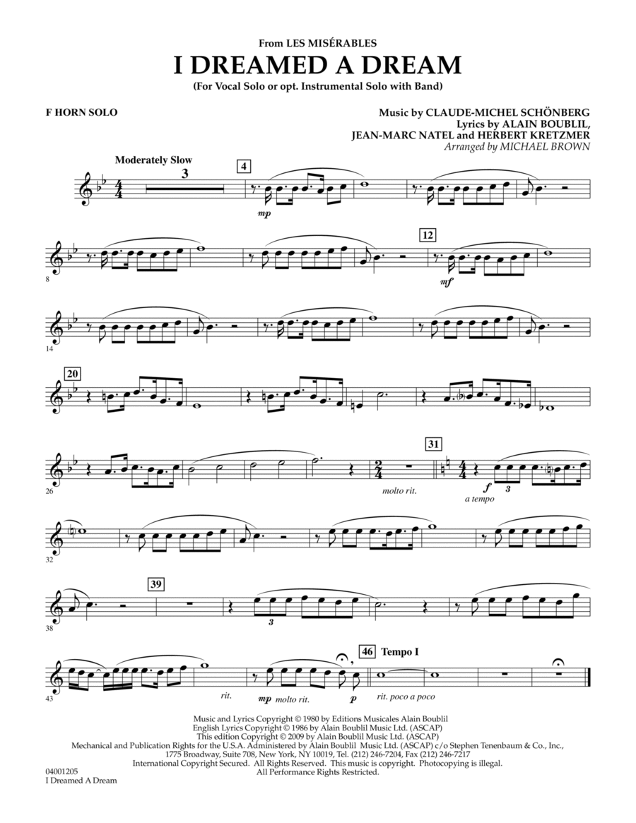 I Dreamed a Dream (from 