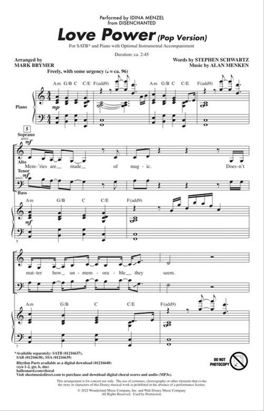 Love Power 4-Part scores gallery preview page 3