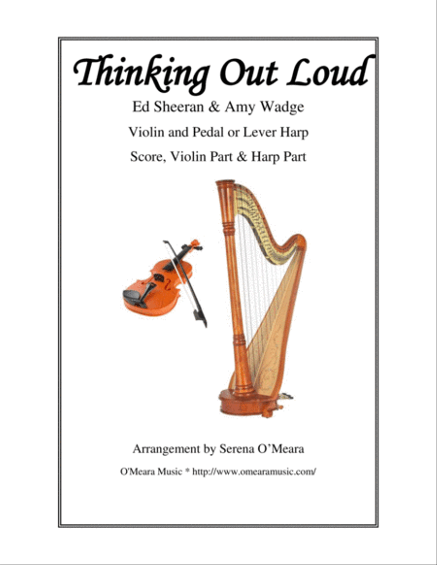 Thinking Out Loud by Ed Sheeran String Duet - Digital Sheet Music