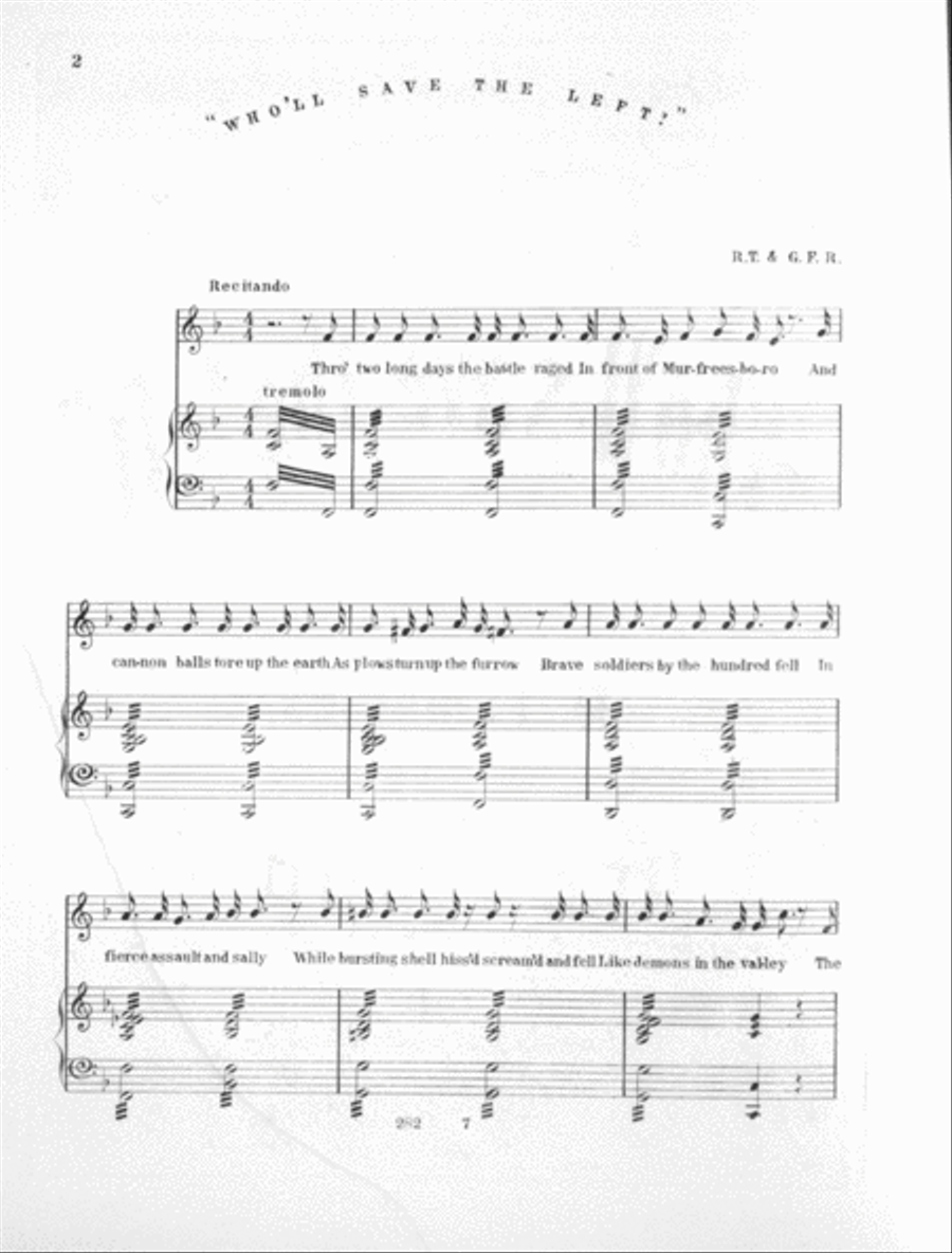 Who'll Save the Left. A Battle Scene Voice scores gallery preview page 2