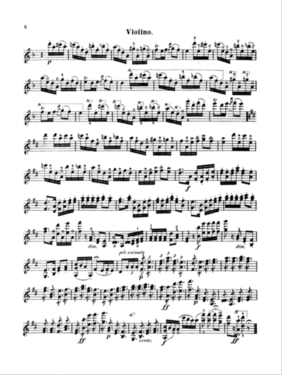 Sarasate: Carmen Fantasy, Op. 25 Violin scores gallery preview page 6