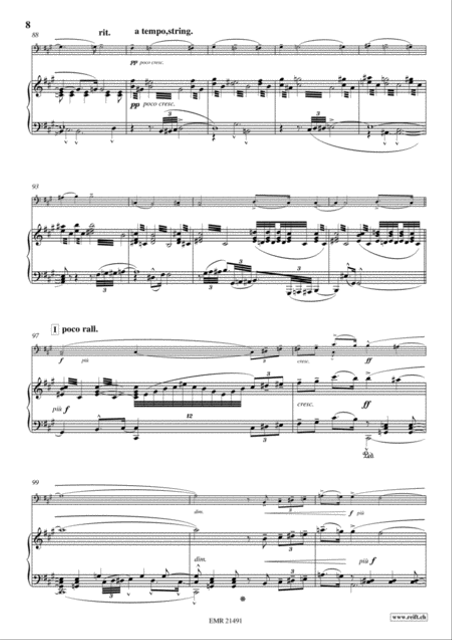 Concerto No. 9 Bass Recorder scores gallery preview page 8