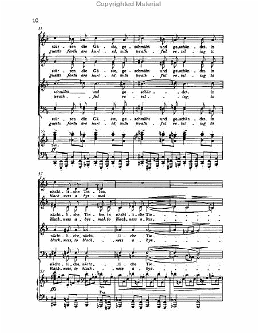 Gesang der Parzen, Op.89 Choir scores gallery preview page 10