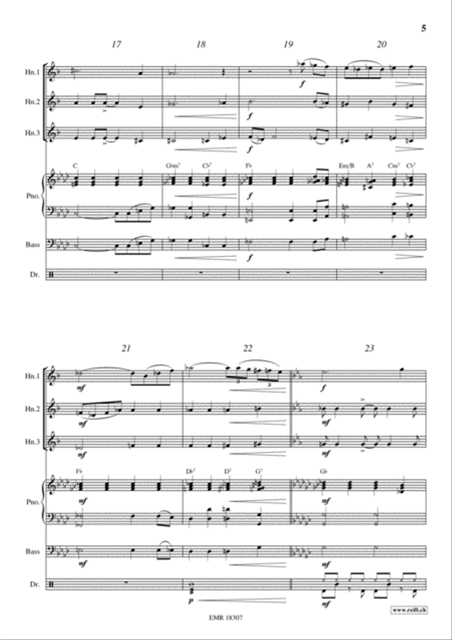 Bess, You Is My Woman Now Horn scores gallery preview page 5
