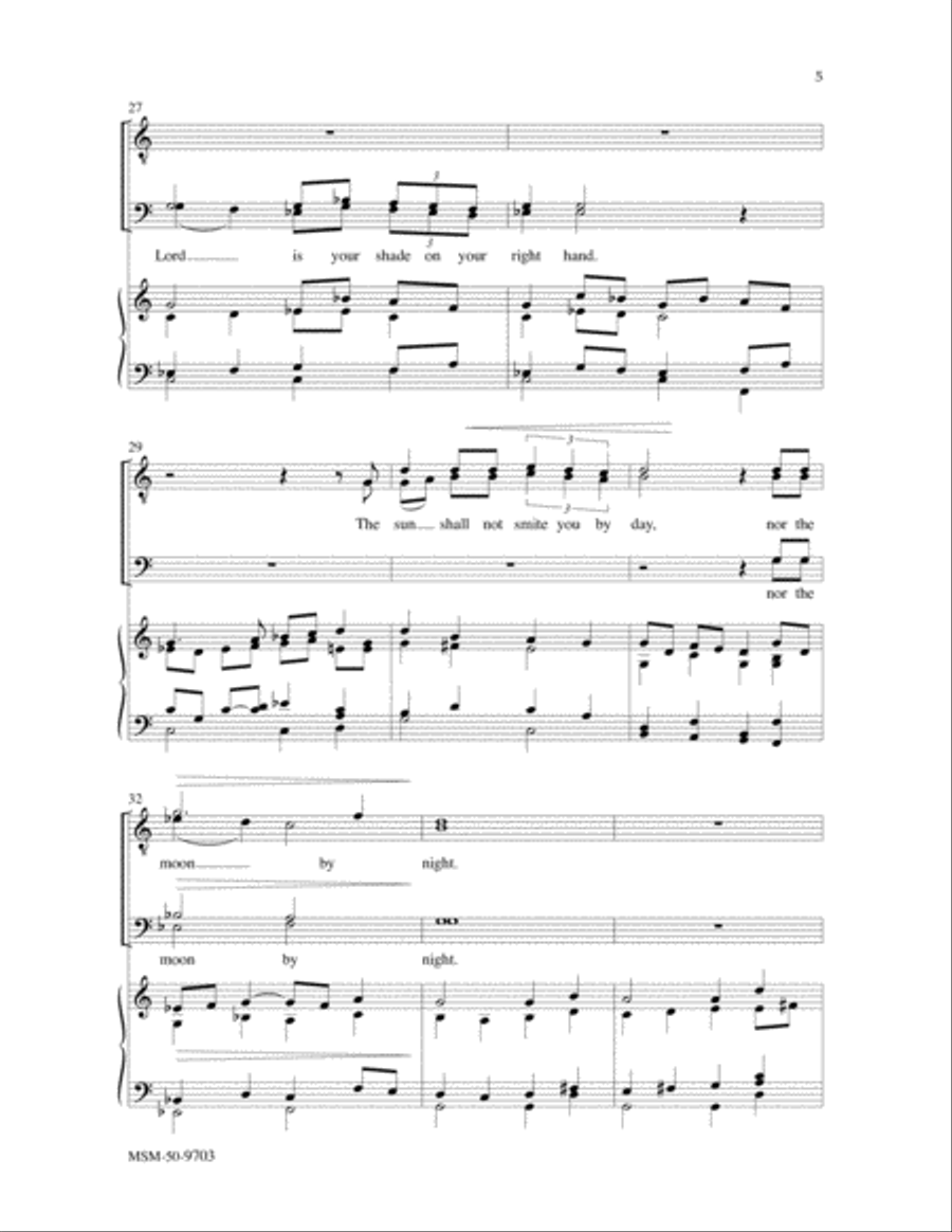 Psalm 121 (TTB/TBB/TTBB Voices) TTBB scores gallery preview page 4