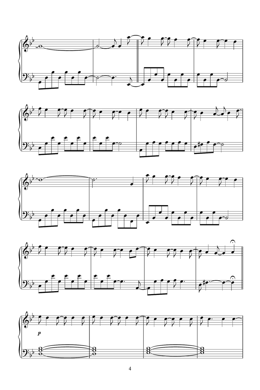 High Heels Piano Solo scores gallery preview page 4