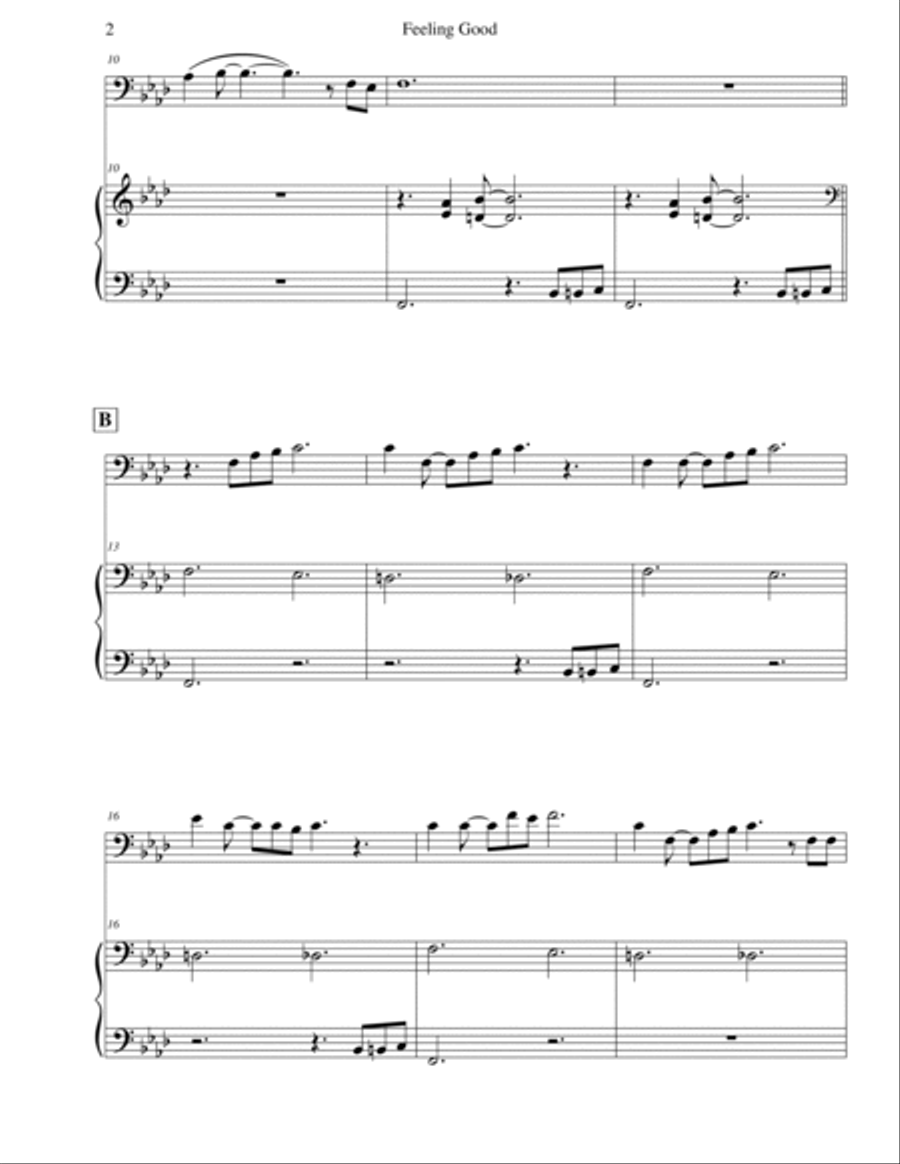 Feeling Good Viola scores gallery preview page 4