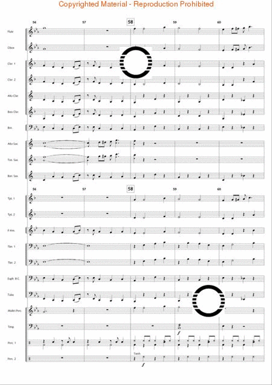 Swingin' at the Riverside Concert Band scores gallery preview page 24