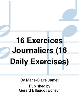 16 Exercices Journaliers