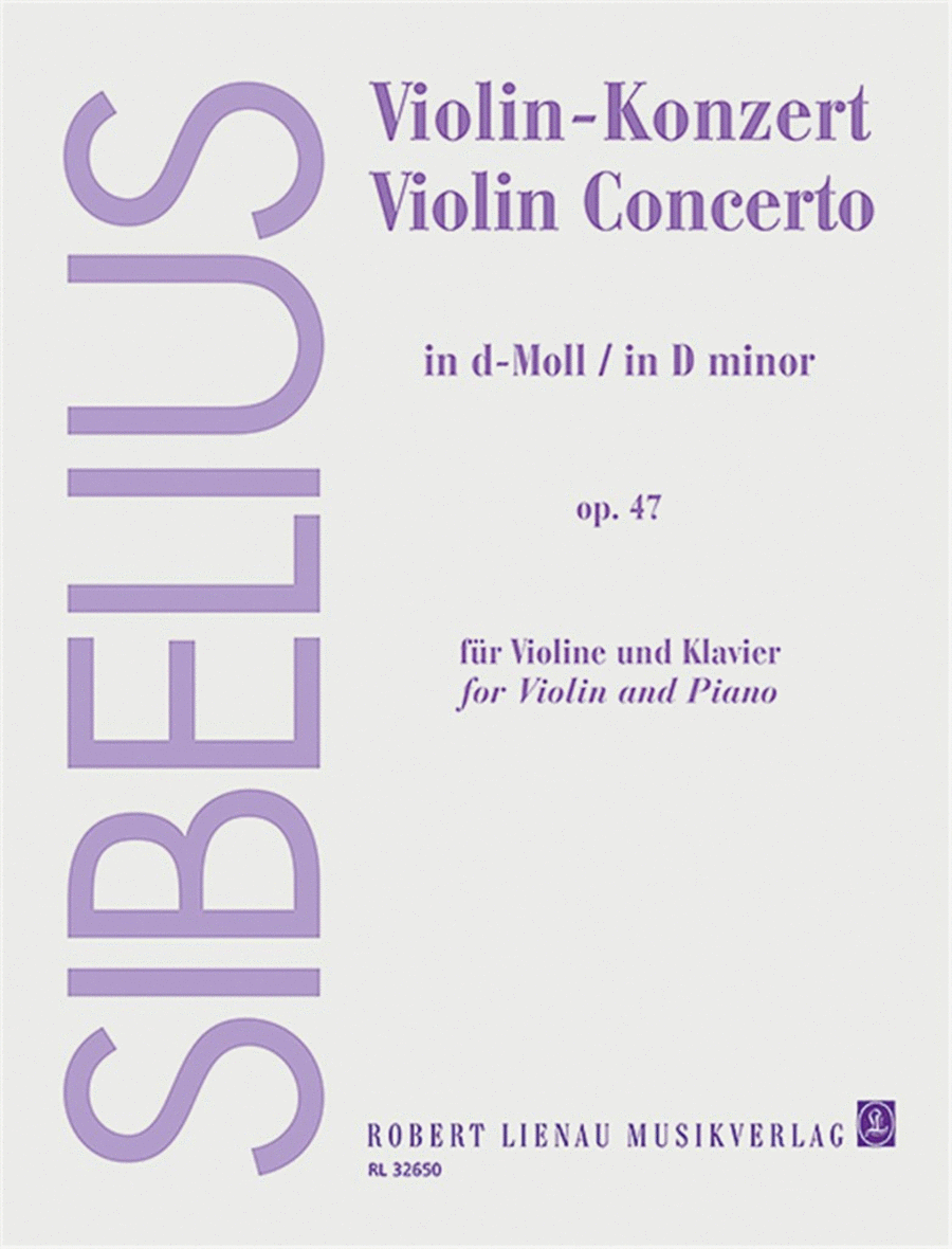 Concerto Re M. Op. 47 Violin Solo scores gallery preview page 1