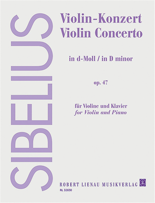 Book cover for Concerto Re M. Op. 47