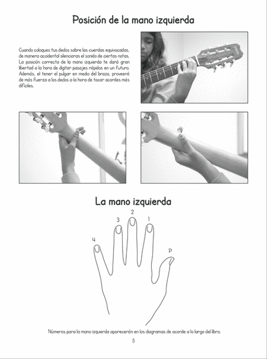 Metodo de Guitarra para Ninos Volumen Uno Guitar scores gallery preview page 6