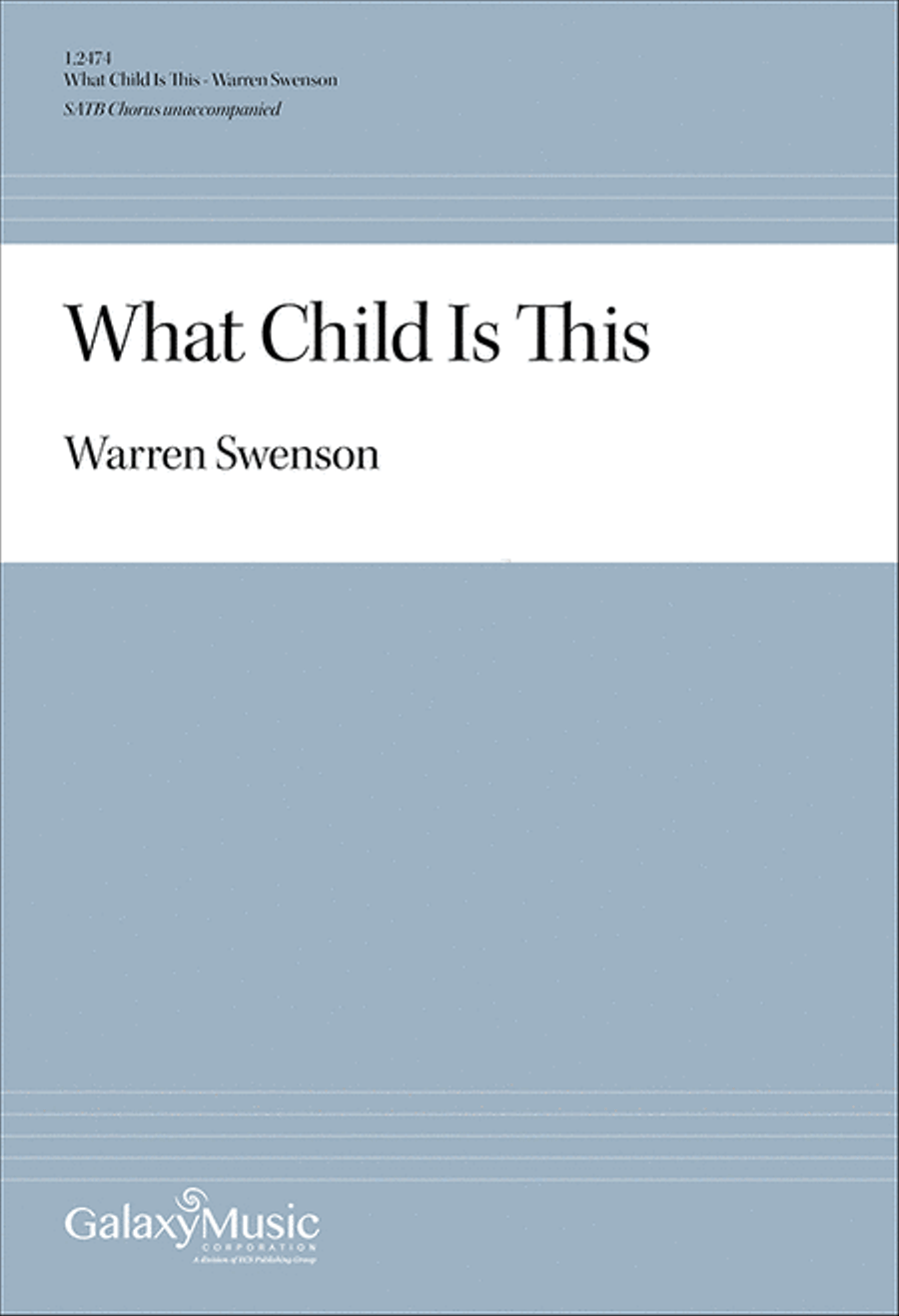 What Child Is This? 4-Part scores gallery preview page 1