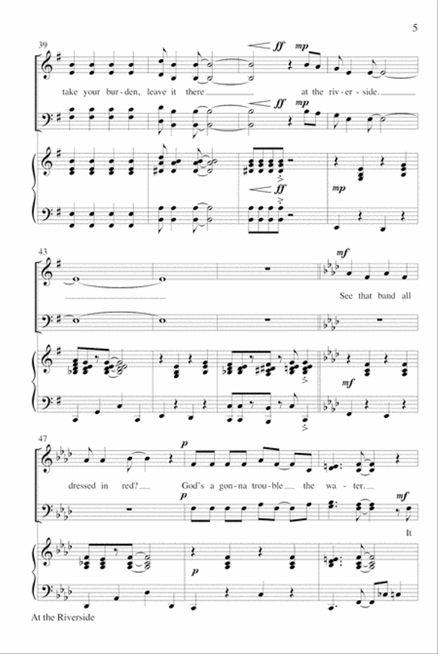 At the Riverside Choir scores gallery preview page 5