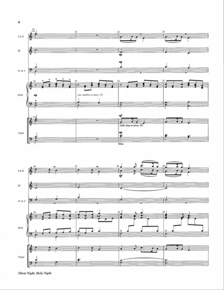 Silent Night, Holy Night Silent Night, Holy Night Clarinet scores gallery preview page 5