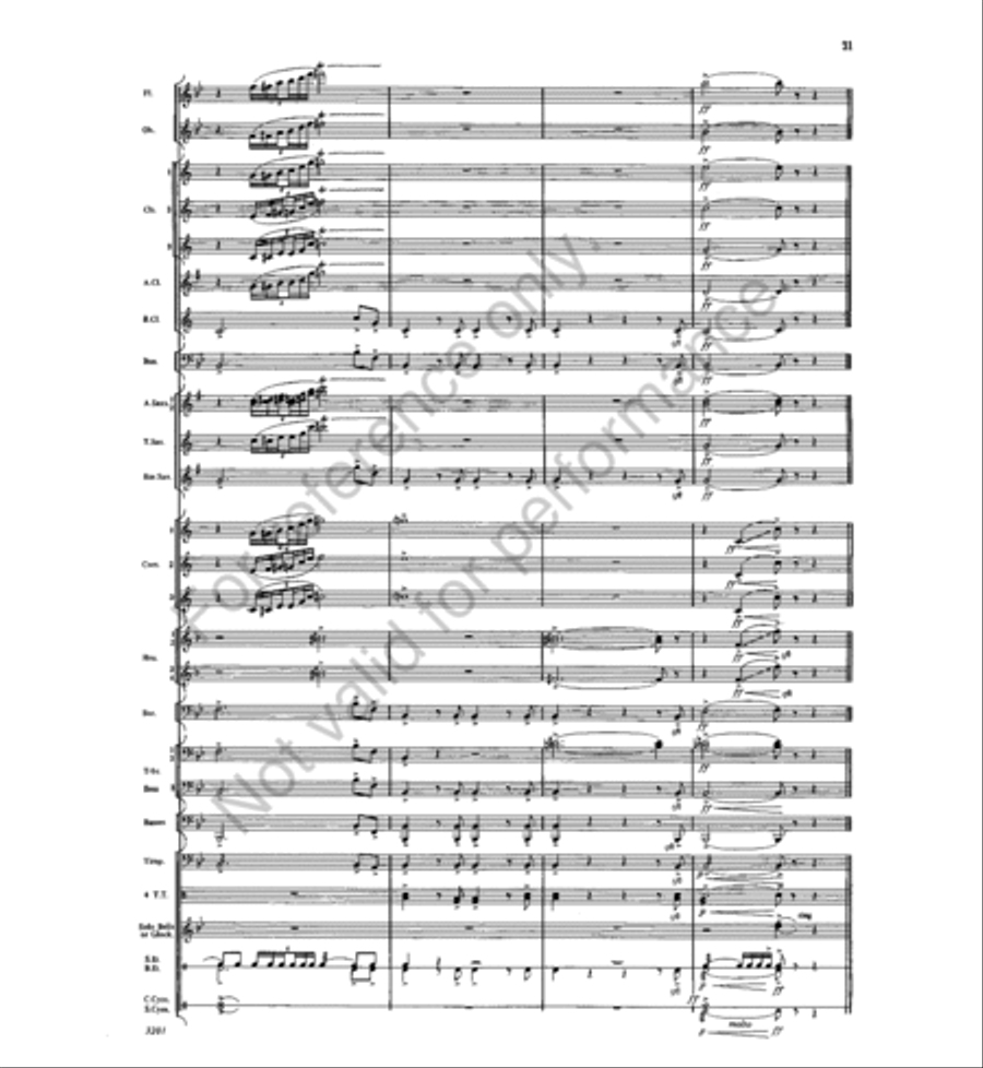 Symphonic Celebration and Dance Concert Band scores gallery preview page 30